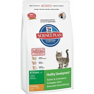 

Сухой корм Hill's Science Plan Healthy Development Kitten with Chicken с курицей для котят 2кг (8735), Science Plan Healthy Development Kitten with Chicken с курицей для котят 2кг (8735)