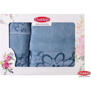 Набор из 3 полотенец Hobby home collection Dora 30x50/50x90/70x140 светло-голубой (1501001219) Набор из 3 полотенец Hobby home collection Dora 30x50/50x90/70x140 светло-голубой (1501001219)