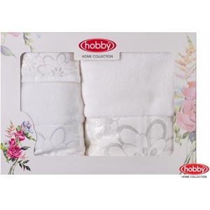 Набор из 3 полотенец Hobby home collection Dora 30x50/50x90/70x140 белое (1501001214) Набор из 3 полотенец Hobby home collection Dora 30x50/50x90/70x140 белое (1501001214)