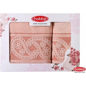 

Набор из 2 полотенец Hobby home collection Hurrem 50x90/70x140 персиковый (1501001226), Hurrem 50x90/70x140 персиковый (1501001226)