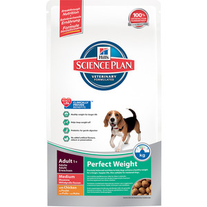 

Сухой корм Hill's Science Plan Perfect Weight Adult Medium для собак средних пород склонных к полноте 10кг (3667), Science Plan Perfect Weight Adult Medium для собак средних пород склонных к полноте 10кг (3667)
