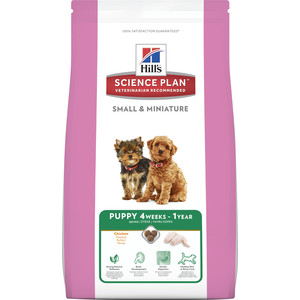 

Сухой корм Hill's Science Plan Small & Miniature Puppy with Chicken с курицей для щенков декоративных пород 1,5кг (2817), Science Plan Small & Miniature Puppy with Chicken с курицей для щенков декоративных пород 1,5кг (2817)