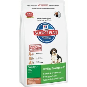 Сухой корм Hill's Science Plan Puppy Healthy Development Puppy Medium with Lamb & Rice с ягненком и рисом для щенков средних пород 12кг (9264)