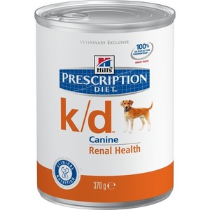 фото Консервы hill's prescription diet k/d kidney care with chicken с курицей диета при лечении заболеваний почек и мкб для собак 370г (8010)