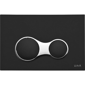 Кнопка смыва Vitra Sirius черный (740-0411) кнопка смыва vitra sirius черный 740 0411