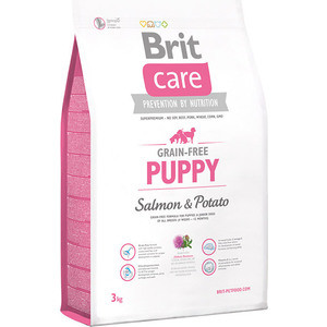 

Сухой корм Brit Care Puppy All Breed Grain-free Salmon & Potato беззерновой с лососем и картофелем для щенков всех пород 3кг (132719), Care Puppy All Breed Grain-free Salmon & Potato беззерновой с лососем и картофелем для щенков всех пород 3кг (132719)