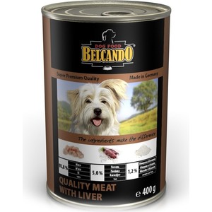 Консервы Belcando Quality Meat & Liver отборное мясо с печенью для собак 400г (512525)