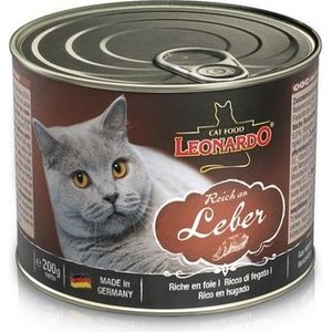 фото Консервы leonardo quality selection rich in liver c печенью для кошек 200г (742505/756138)