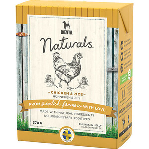 

Консервы BOZITA Naturals Chicken & Rice кусочки в желе с курицей и рисом 370г (4262), Naturals Chicken & Rice кусочки в желе с курицей и рисом 370г (4262)