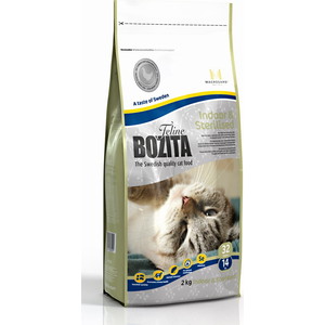 фото Сухой корм bozita funktion indoor & sterilised 32/14 для домашних и стерилизованных кошек 2кг (30320)