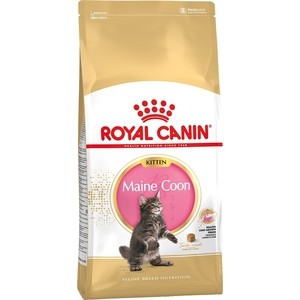 фото Сухой корм royal canin kitten maine coon для котят породы мейн-кун от 3 до 15 мес 2 кг (543020)