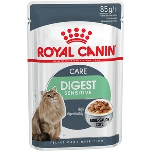 

Паучи Royal Canin Digest Sensitive для кошек с чувствительным пищеварением 85г (487001), Digest Sensitive для кошек с чувствительным пищеварением 85г (487001)