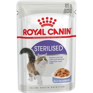Паучи Royal Canin Sterilised кусочки в желе для стерилизованных кошек 85г (787001) фото