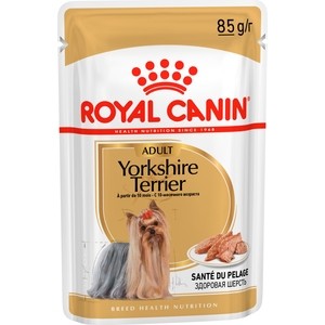 фото Паучи royal canin adult yorkshire terrier паштет для собак от 10 месяцев породы йоркширский терьер 85г (140012)