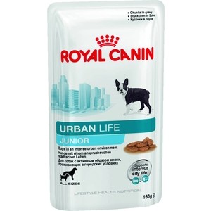 

Паучи Royal Canin Urban Life Junior для для щенков до 15 месяцев живущих в городских условиях 150г (791001), Urban Life Junior для для щенков до 15 месяцев живущих в городских условиях 150г (791001)