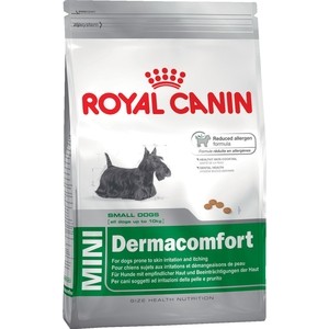 

Сухой корм Royal Canin Mini Dermacomfort для собак мелких пород склонных к кожным раздражениям и зуду 2кг (380020), Mini Dermacomfort для собак мелких пород склонных к кожным раздражениям и зуду 2кг (380020)