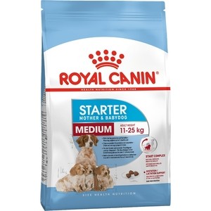 

Сухой корм Royal Canin Medium Starter Mother & Babydog для щенков средних пород до 2-х месяцев, беременных и кормящих собак12кг (189120), Medium Starter Mother & Babydog для щенков средних пород до 2-х месяцев, беременных и кормящих собак12кг (189120)