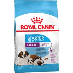 

Сухой корм Royal Canin Giant Starter Mother & Babydog для щенков очень крупных пород до 2-х месяцев, беременных и кормящих собак 15кг (194150), Giant Starter Mother & Babydog для щенков очень крупных пород до 2-х месяцев, беременных и кормящих собак 15кг 