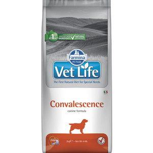 Сухой корм Farmina Vet Life Convalescence Canine диета в период выздоровления для собак 2кг - фото 1