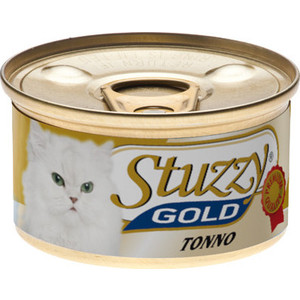 фото Консервы stuzzy cat gold tuna кусочки в собственном соку с тунцом для кошек 85г (132.с402)