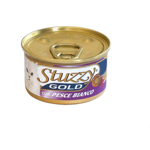 фото Консервы stuzzy cat gold mousse with white fish мусс с белой рыбой для кошек 85г (132.с419)