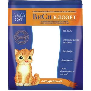 Наполнитель WC Closet for Cat впитывающий силикагель для кошек 7,6л