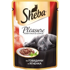 

Паучи Sheba Pleasure кусочки с говядиной и ягненком для кошек 85г (10161704), Pleasure кусочки с говядиной и ягненком для кошек 85г (10161704)