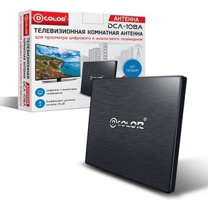 

Комнатная антенна D-Color DCA-108A, DCA-108A