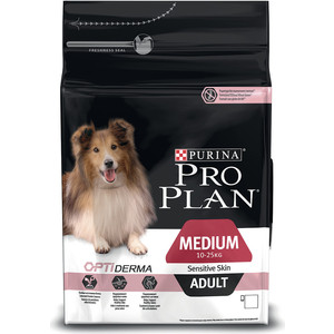 

Сухой корм PRO PLAN OPTIDERMA Sensitive Skin Adult Medium с лососем и рисом для собак средних пород с чувствительной кожей 14кг (12272438), OPTIDERMA Sensitive Skin Adult Medium с лососем и рисом для собак средних пород с чувствительной кожей 14кг (122724