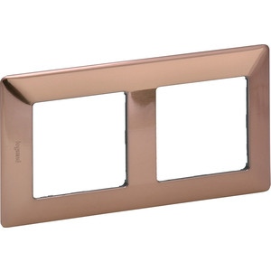 

Рамка Legrand 2-постовая Valena Life Медь 754162, 2-постовая Valena Life Медь 754162