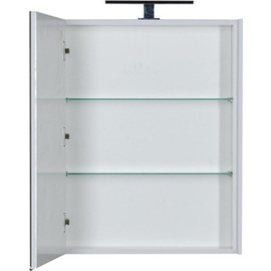 фото Зеркальный шкаф aquanet латина 60 белый (179942)