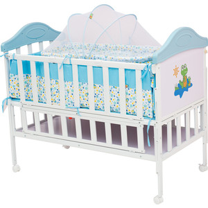 

Кроватка BabyHit Sleepy extend Белый с голубым, с динозавриком на торце SLEEPY EXTEND BLUE, Sleepy extend Белый с голубым, с динозавриком на торце SLEEPY EXTEND BLUE