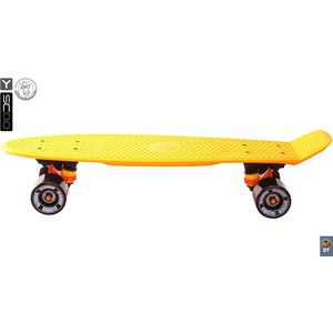 фото Скейтборд rt 401-o fishskateboard 22'' винил 56,6х15 с сумкой orange/black