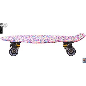 фото Скейтборд rt 401g-r fishskateboard print 22'' винил 56,6х15 с сумкой rhombus