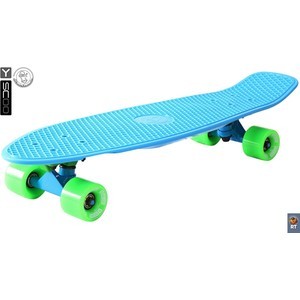 фото Скейтборд rt 402-b big fishskateboard 27'' винил 68,6х19 с сумкой blue/green