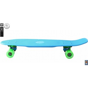 фото Скейтборд rt 402-b big fishskateboard 27'' винил 68,6х19 с сумкой blue/green