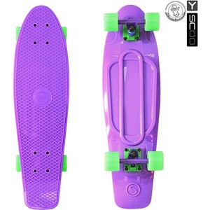 

Скейтборд RT 402-Pr Big Fishskateboard 27'' винил 68,6х19 с сумкой PURPLE/green, 402-Pr Big Fishskateboard 27" винил 68,6х19 с сумкой PURPLE/green