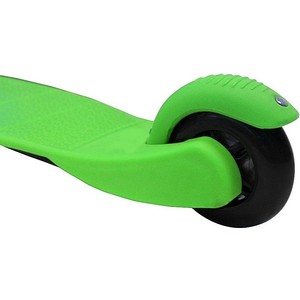 фото Самокат 3-х колесный y-scoo mini a-5 shine цв. green со светящими колесами