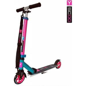 фото Двухколесный самокат y-scoo rt mini city 125 montreal pink+light blue