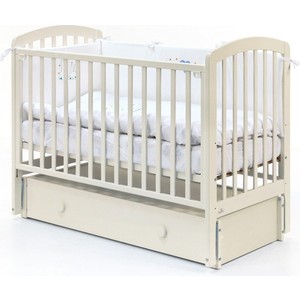 

Кроватка Fiorellino Tina маятник продольный 120х60 ivory, Tina маятник продольный 120х60 ivory