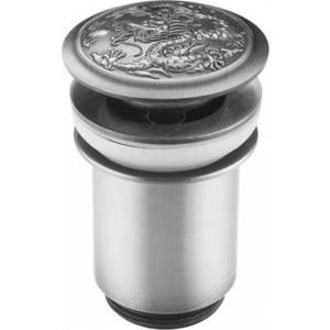 Донный клапан ZorG Antic матовое серебро (AZR 1 SL) донный клапан с переливом migliore ricambi ml ric 10 106 ra