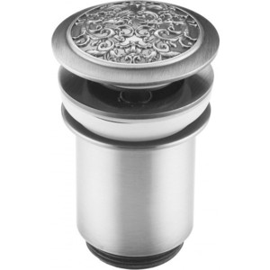 Донный клапан ZorG Antic матовое серебро (AZR 2 SL) донный клапан с переливом migliore ricambi ml ric 10 106 ra