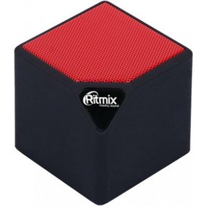 Портативная колонка Ritmix SP-140B black/red
