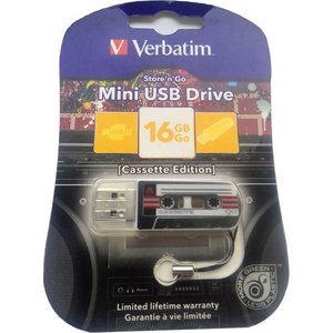 

Флеш-диск Verbatim 16Gb Mini Cassette Edition Black (49397), 16Gb Mini Cassette Edition Black (49397)