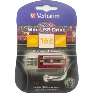 

Флеш-диск Verbatim 16Gb Mini Cassette Edition Red (49398), 16Gb Mini Cassette Edition Red (49398)