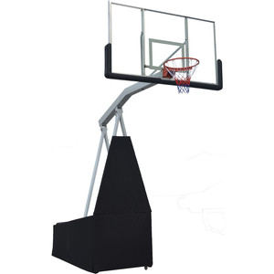 фото Баскетбольная мобильная стойка dfc stand72g 180x105 см стекло (семь коробов)