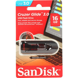 фото Флеш-диск sandisk 16gb usb 3.0 cruzer glide (sdcz600-016g-g35)