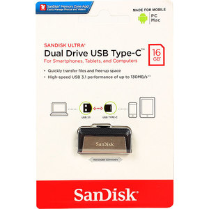 фото Флеш-диск sandisk 16gb usb 3.1 ultra dual (sdddc2-016g-g46)