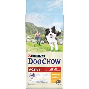 

Сухой корм DOG CHOW Adult Active with Chicken с курицей для взрослых активных собак 14кг (12308567), Adult Active with Chicken с курицей для взрослых активных собак 14кг (12308567)