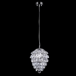 фото Подвесной светильник crystal lux charme sp1+1 led chrome/transparent